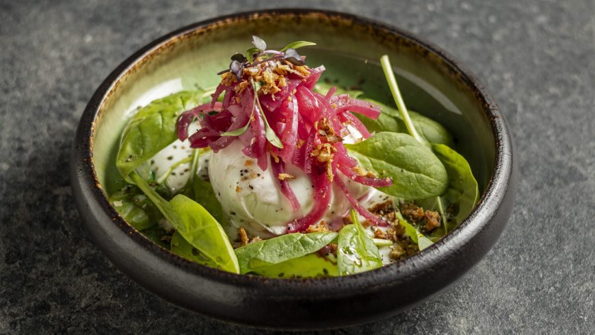 Mediterranean burrata salad