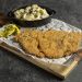 Giant schnitzel with bavarian potato salad